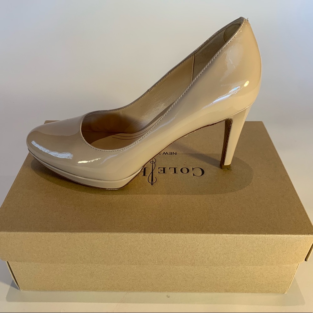 Cole Haan patent leather pump